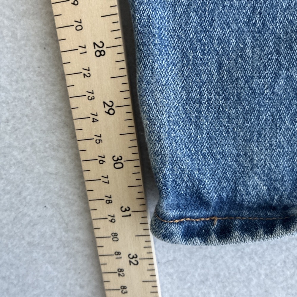 Wrangler Men's Cowboy Cut Blue Jeans Size 33x32 13MWZ Light Wash Western Rodeo - Picture 7 of 14